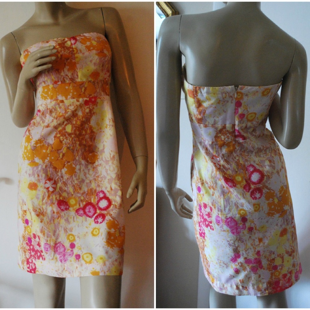 J Crew Sunshine Peony Coccinelle Dress Size 4